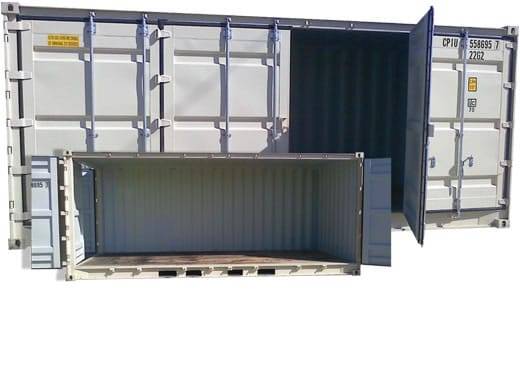 20 Foot Open Side Container